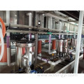 Plating line piping system air or wind supply